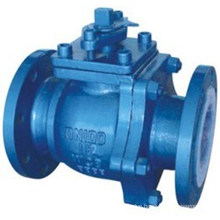 Carbon Steel Coating F46 PTFE Anti Corrosion Ball Valve